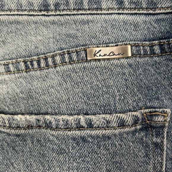 KanCan Jeans Women 11 Blue Lite Wash Hi Waist Estilo 5Pocket Cotton Cottage Boho - Picture 10 of 16